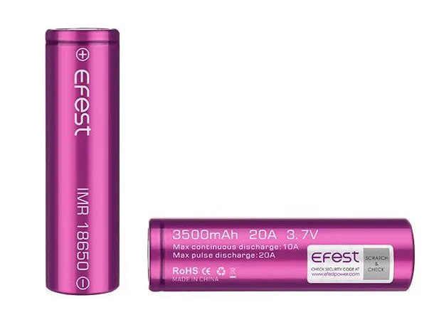 Battery 18650 3500mAh (20A) Efest