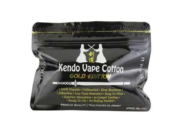 Kendo Vape Cotton Gold Edition